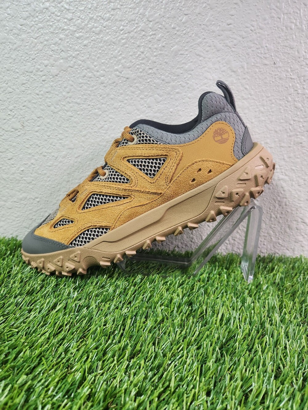 Timberland GreenStride Motion 6 Low Lace Sneaker Wheat Mesh Men’s Size 8.5